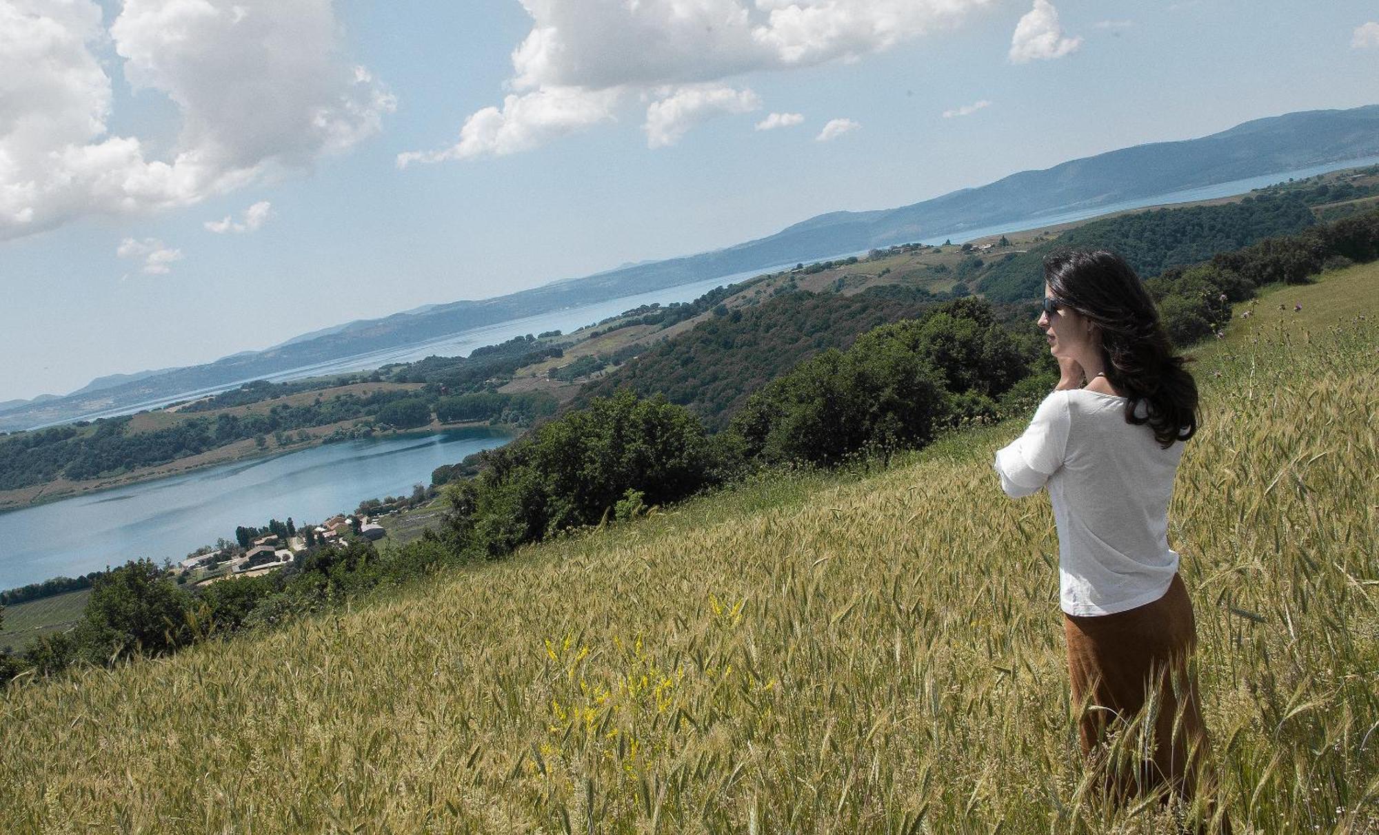 Agriturismo Potrero Grande Sul Lago Di Martignano Con Spiaggia 캄파냐노 디 로마 외부 사진